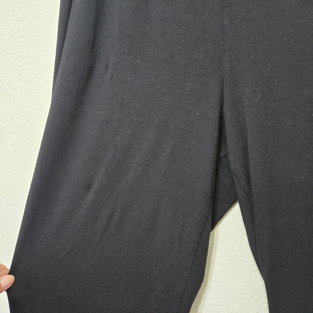 Eileen Fisher Black Sleep Pants Size M - Picture 5 of 10